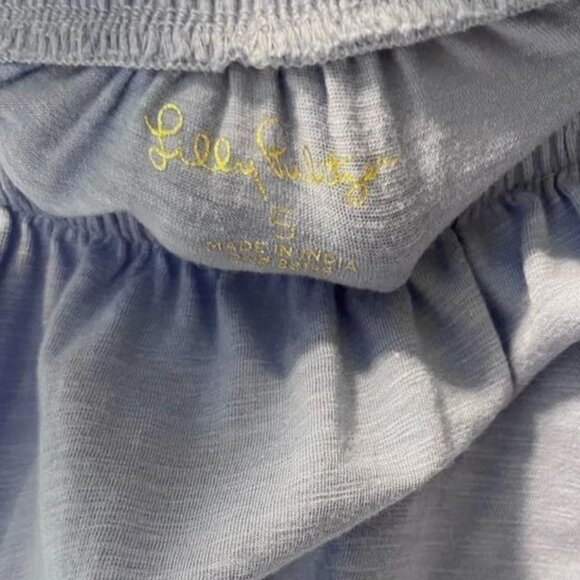 Lilly Pulitzer Katt Off the Shoulder Casual Top in Periwinkle Blue Women size S - Picture 4 of 5